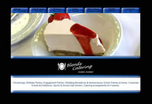 Blends Catering Web site